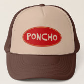 "PONCHO" Trucker Hat Trucker Pet (Voorkant)