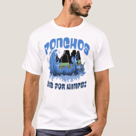 Ponchos is bestemd voor waterkering t-shirt