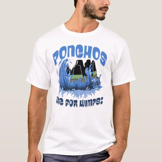 Ponchos is bestemd voor waterkering t-shirt (Voorkant)