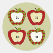 Pond Apple Kwartet Ronde Sticker (Voorkant)