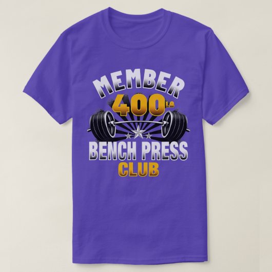 Pond Bench Press Club T-shirt (Design voorkant)