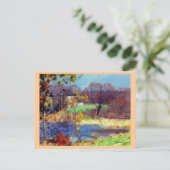 Pond bij Old Lyme, Connecticut Briefkaart (Staand voorkant)