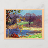 Pond bij Old Lyme, Connecticut Briefkaart (Voorkant)