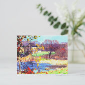 Pond bij Old Lyme, Conneticut Briefkaart (Staand voorkant)