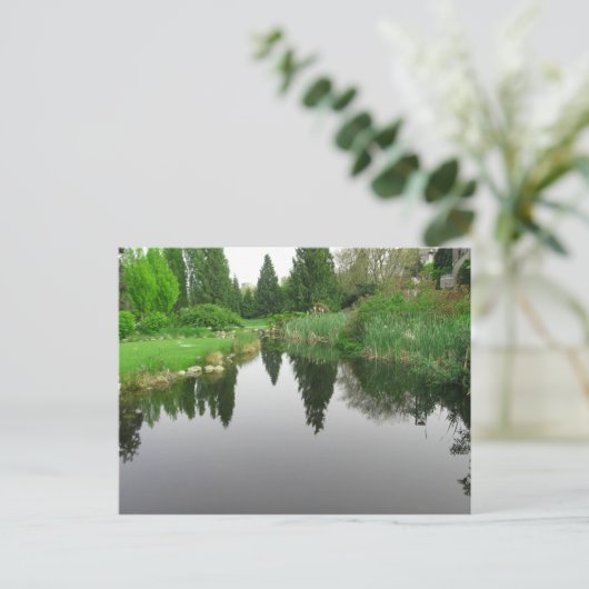 Pond bij Vancouver, BC Briefkaart (Staand voorkant)