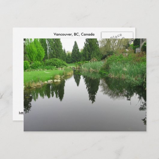 Pond bij Vancouver, BC Briefkaart (Voorkant / Achterkant)