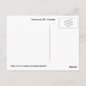 Pond bij Vancouver, BC Briefkaart (Achterkant)