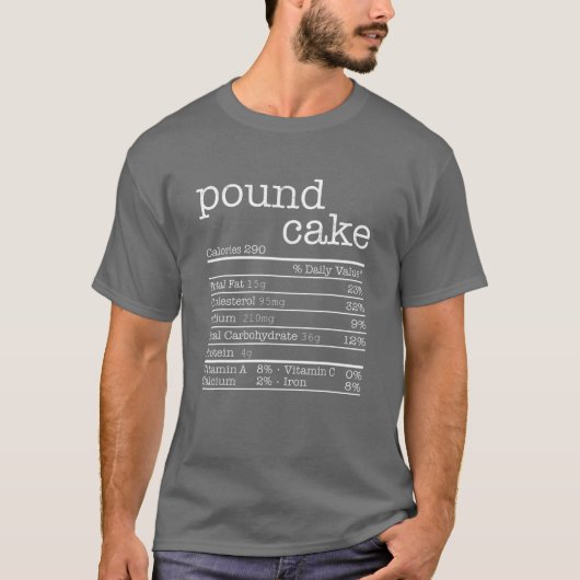 Pond Cake Nutrition Meat Funny Thanksgiving Chris T-shirt (Voorkant)