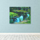 Pond Canvas Afdruk (Insitu (Houten vloer))