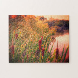 Pond Cattails & Willow Trees Legpuzzel