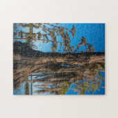 Pond Cypress Tree in een moeras Legpuzzel (Horizontaal)