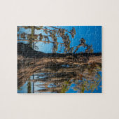 Pond Cypress Tree in een moeras Legpuzzel (Horizontaal)