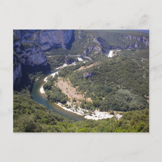 Pond Dark Ardéche Frankrijk Briefkaart (Voorkant)