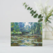 Pond- en Japanse Bridge Monet Fine Art Briefkaart (Staand voorkant)