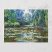 Pond- en Japanse Bridge Monet Fine Art Briefkaart (Voorkant)