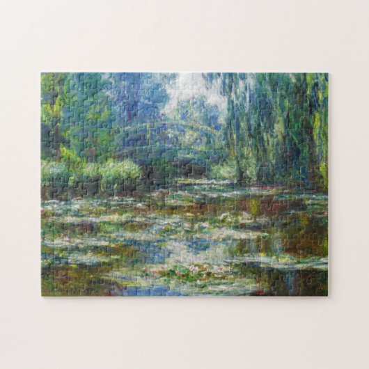 Pond- en Japanse Bridge Monet Fine Art Legpuzzel (Horizontaal)