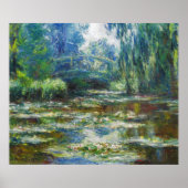 Pond- en Japanse Bridge Monet Fine Art Poster (Voorkant)