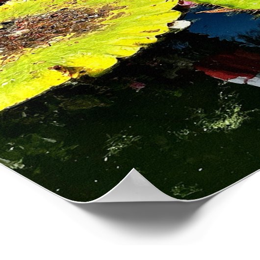 Pond- en Leaves Puerto Vallarta Poster (Hoek)