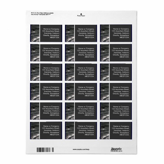 Pond Etiket (Full Sheet)