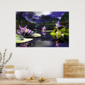 Pond Faerie van David en Michelle Wilder Poster (Keuken)