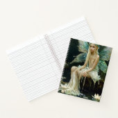 Pond Fairie in Pearls Spiral Notitieboek (Binnen)