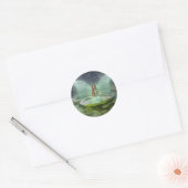 Pond Fairy Ronde Sticker (Envelop)