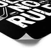 Pond Hockey Player No Rules Shinny Poster (Hoek)