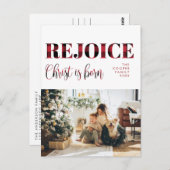 Pond Holiday-fotokaart | Moderne kerst Briefkaart (Voorkant / Achterkant)