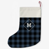 Pond Holiday Initiaal Medieval Blue + Black Kleine Kerstsok (Achterkant)