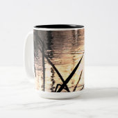 Pond Impressions Tweekleurige Koffiemok (Voorkant links)