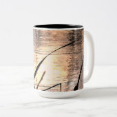 Pond Impressions Tweekleurige Koffiemok (Voorkant rechts)