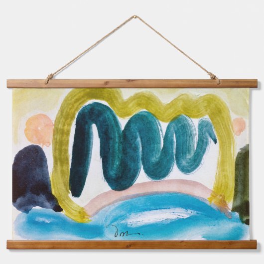 Pond in Sunlight (1935) van Arthur Dove Hangend Wandkleed (Voorkant)