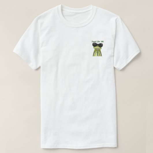 Pond Life 144. Shirt van mannen. (Design voorkant)