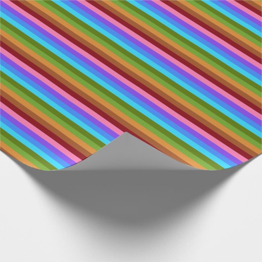 Pond Life Candy Stripe CC Cadeaupapier (Hoek)