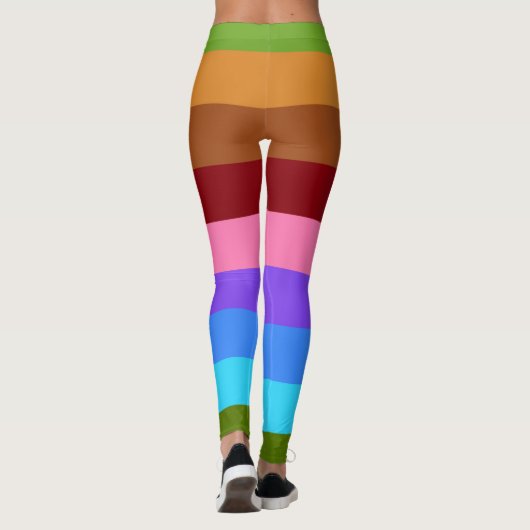 Pond Life Candy Stripe CC Leggings (Achterkant)