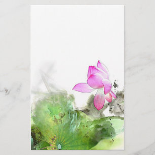 POND LOTUS L Chinese penseel schilderende kunst