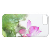 POND LOTUS L Chinese penseelschilderkunst Case-Mate iPhone Case (Achterkant (Horizontaal))