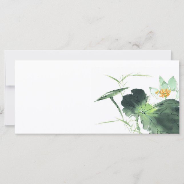 POND LOTUS PEACE l Chinese Brush Painting Art (Voorkant)