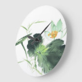 POND LOTUS PEACE l Chinese Brush Painting Art Grote Klok (Hoek)