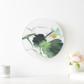 POND LOTUS PEACE l Chinese Brush Painting Art Grote Klok (Huis)