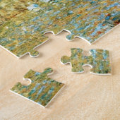 Pond met eenden in de herfst van Monet Fine Art Legpuzzel (Zijkant)