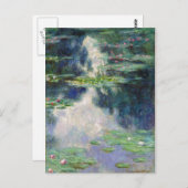 Pond met water Lilies Monet Fine Art Briefkaart (Voorkant / Achterkant)