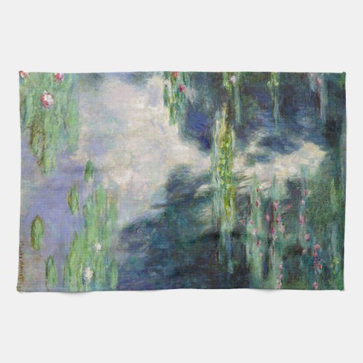 Pond met water Lilies Monet Fine Art Theedoek (Horizontaal)