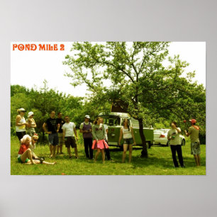 Pond mile 2 Woodstock Poster