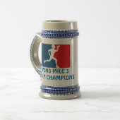 Pond Mile 3 Logo Beer Stein Bierpul (Voorkant links)