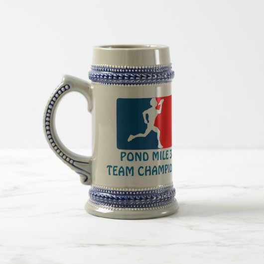 Pond Mile 3 Logo Beer Stein Bierpul (Links)