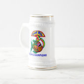 Pond Mile 4 Team Champions Logo Beer Stein Bierpul (Voorkant links)