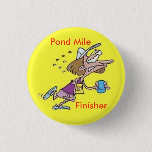Pond Mile Finisher Button (Voorkant)