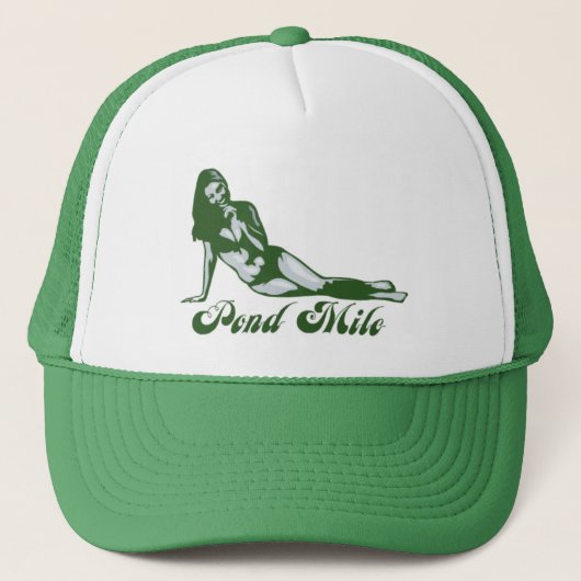 Pond Mile Girl Trucker Hat Trucker Pet (Voorkant)
