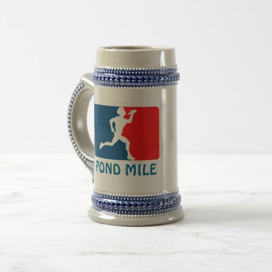 Pond Mile Logo Beer Stein Bierpul (Voorkant links)